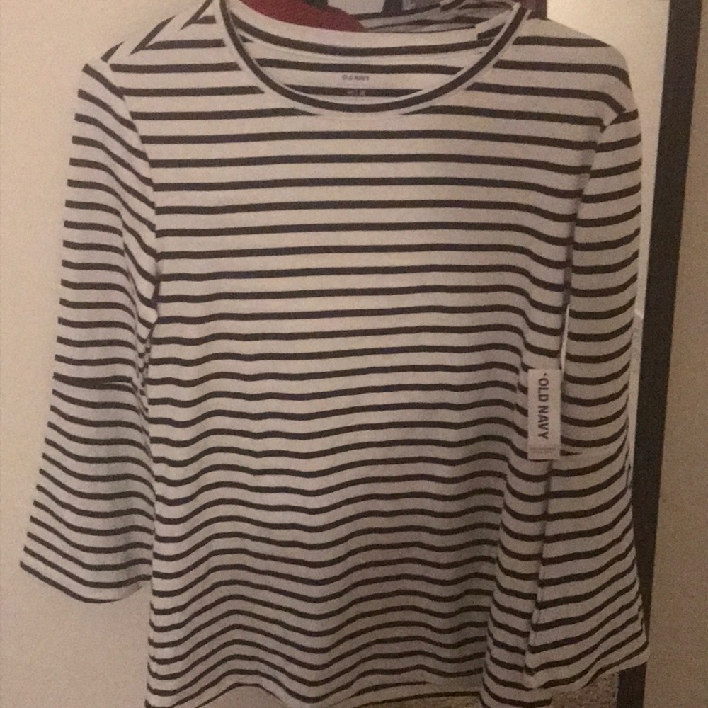 Old Navy Striped Bell Sleeve Shirt